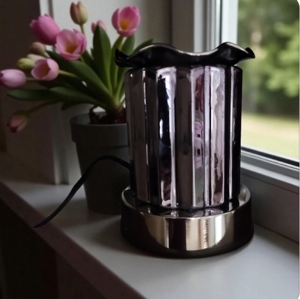 Metallic Grey AROMA LAMP